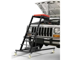 VEVOR Automobilinis aukštas creeperis, variklio creeperis 42,5–64,8 col., 400 lb, su 4 pasukamais ratukais