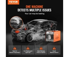Koduva VEVOR automobilių dūmų mašina nuotėkiams aptikti SD314, DC 12 V