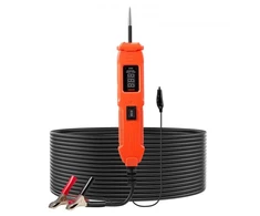 VEVOR Automobilių grandinės testeris, 6–36 DCV, su LED ekranu ir apšvietimu, 13 ft / 4 m kabelis, ABS korpusas