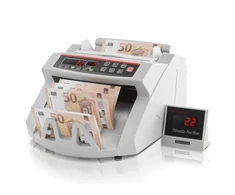 Koduva VEVOR banknotų skaičiuotuvas su LED ekranu, UV/MG padirbinių detektoriumi, 1000 banknotų/min.