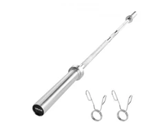 VEVOR Barbell bar OB-72, chromuotas, 183 cm, 500 lbs