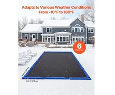 Koduva VEVOR baseino dangčio vandens maišai, 6 vnt., 1210 x 220 mm, mėlyni