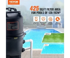 Koduva VEVOR baseino kasetinis filtras GL420, 40 m², 4 kasetės