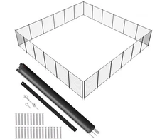 Koduva VEVOR baseino tvora, 1,2 x 21,9 m, juoda