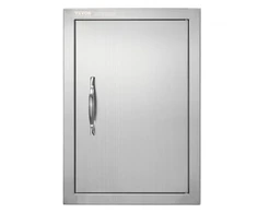 Koduva VEVOR BBQ prieigos durelės 355x508 mm, nerūdijančio plieno, įleidžiamos, su rankena
