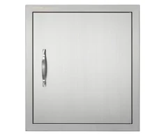 Koduva VEVOR BBQ prieigos durelės, 457 x 508 mm, nerūdijančio plieno, įleidžiamos, su rankena ir kabliuku