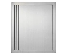 Koduva VEVOR BBQ prieigos durys, 457 x 533 mm, nerūdijančio plieno, įleidžiamos, su įleista rankena