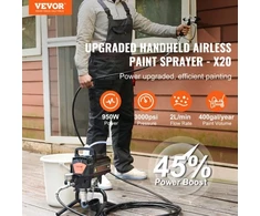 Koduva VEVOR beoris dažų purkštuvas RP8628, 950 W, 3000 psi