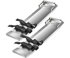 Koduva VEVOR betoniniai kelių lentos 30'' x 8'' slankiosios, 2 vnt., nerūdijančio plieno