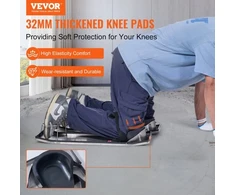 Koduva VEVOR betoniniai kelių slankikliai, 30 x 8 col., nerūdijantis plienas, su kelių pagalvėlėmis ir diržais