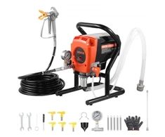 Koduva VEVOR bevielis dažų purkštuvas, 900 W, 3300 PSI, 35 x 29,5 x 48 cm