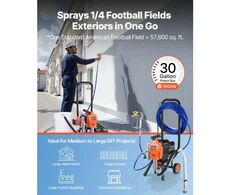 Koduva VEVOR bevielis dažų purkštuvas TA-5900, 1500 W, 3300 PSI