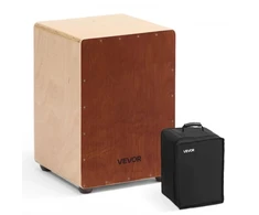 Koduva VEVOR Cajon būgnas, natūralaus medžio, 305 x 305 x 430 mm