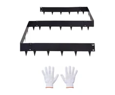 VEVOR Cinkuoto plieno kraštovaizdžio apvadas, 6 vnt., 1016 x 207 mm