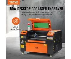 Koduva VEVOR CO2 lazerinio graviravimo staklės 50 W, 30 x 51 cm, iki 500 mm/s, su 2 krypčių oro pagalba, KH5030