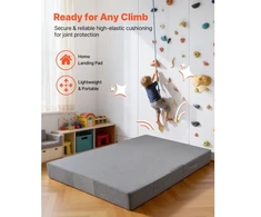 VEVOR Crash pad, 1800 x 1210 mm, pilkas, vaikams ir suaugusiesiems