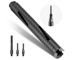 Koduva VEVOR deimantinis gręžimo vainikas, 38 mm, 241 mm, M16 vidinis sriegis