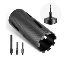 Koduva VEVOR deimantinis sausas gręžimo vainikas, 102 mm, 241 mm, M16 vidinis sriegis