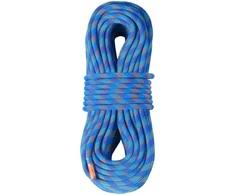 Koduva VEVOR dinaminė alpinizmo virvė, 10,2 mm, 50 m, mėlyna, su plieniniais karabinais