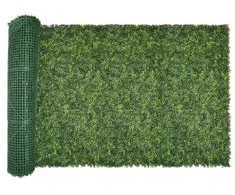 Koduva VEVOR dirbtinės žolės sienos panelė, 40 x 120 col., Milano žalumos dėžmedžio panelė
