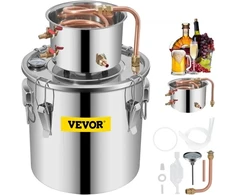 Koduva VEVOR distiliavimo aparatas 12,5 l vandeniui ir eteriniams aliejams, su vandens pompa