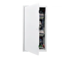 Koduva VEVOR drywall prieigos panelė, 64x34 cm, cinkuotas plienas, balta, su varžtiniu užraktu, 32x62 cm angai