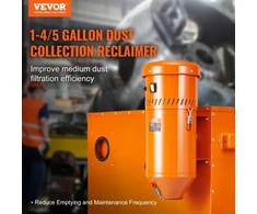Koduva VEVOR dulkių surinkimo sistema, 1450 W, 6,8 l