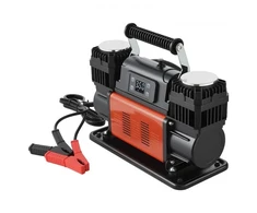 Koduva VEVOR dviejų cilindrų galingas oro kompresorius, 300 l/min, 12V, 150 PSI, nešiojamas