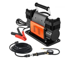 Koduva VEVOR dviejų cilindrų sunkiasvoris oro kompresorius, 300 l/min, 12 V, 150 PSI