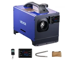 VEVOR Dyzelinis šildytuvas, 12–24 V, 5–8 kW, nešiojamas, su nuotoliniu pultu ir LCD ekranu