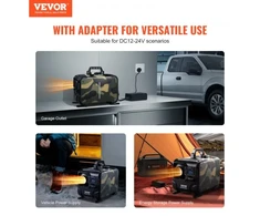 VEVOR Dyzelinis šildytuvas 5–8 kW, 12V/24V, Bluetooth, nuotolinis valdymas, CY5004