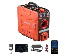 VEVOR Dyzelinis šildytuvas, 5–8 kW, DC 12 V, nešiojamas „all in one“, „Bluetooth“ programėlės valdymas