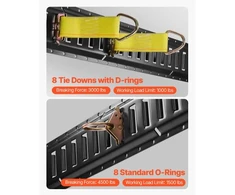 Koduva VEVOR E Track tvirtinimo bėgių rinkinys, 30 vnt., 152,4 cm