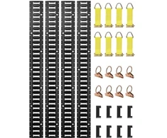 Koduva VEVOR E Track tvirtinimo bėgių rinkinys, 30 vnt., 152,4 cm