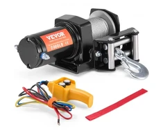 VEVOR Elektrinė gervė ATV/UTV 907,2kg plieno trosas IP55 laidinis valdymas