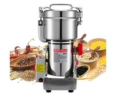 Koduva VEVOR elektrinė grūdų malūnėlė, 800g, 2100 W, nerūdijančio plieno, swing tipo