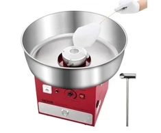 VEVOR Elektrinė vatos saldainių mašina, 1000 W, raudona, 52 cm
