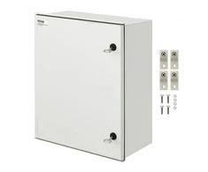 Koduva VEVOR elektrinės spintos korpusas NEMA, 60 x 50 x 23 cm, NEMA 4X, stiklo pluošto, IP66, su montavimo plokšte