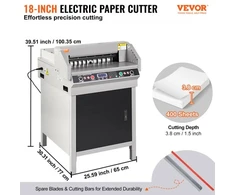 Koduva VEVOR elektrinis hidraulinis popieriaus pjaustytuvas