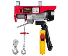 Koduva VEVOR elektrinis keltuvas, 250 kg keliamoji galia, 510 W, 220 V, 12 m vienos troso kėlimo aukštis
