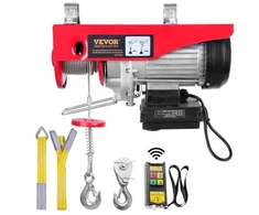 Koduva VEVOR elektrinis keltuvas, 598,7kg, 1150 W, 220 V, belaidis nuotolinio valdymo pultas