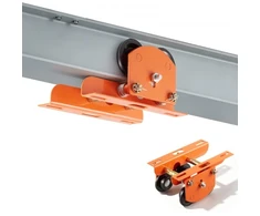 Koduva VEVOR elektrinis keltuvas rankinis vežimėlis, 0,5 t, 68–110 mm, dvigubi ratai, I sijos