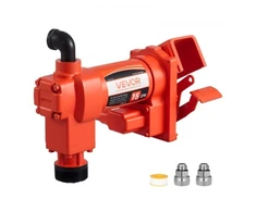 VEVOR Elektrinis kuro perpylimo siurblys, 15 GPM (57 l/min), siurbimo aukÅ¡tis 2,4 m, kÄ—limo aukÅ¡tis 11,28 m