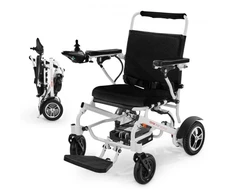 VEVOR Elektrinis neįgaliojo vežimėlis suaugusiems, 136 kg, sulankstomas, 21 km nuvažiuojamas atstumas, 53 cm sėdynė