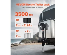 VEVOR Elektrinis priekabos keltuvas, 1588 kg, juodas
