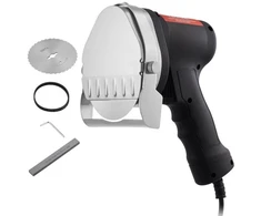 VEVOR Elektrinis šaurmos peilis, 80 W, 2 peiliai, 100 mm, reguliuojamas 0–8 mm
