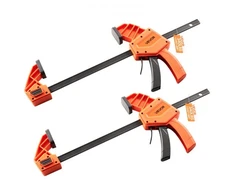 Koduva VEVOR F spaustuvai medienos darbams, 2 vnt., 30 cm, oranžinė / juoda
