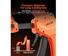 Koduva VEVOR F spaustuvai medienos darbams, 2 vnt., 30 cm, oranžinė / juoda