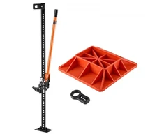 Koduva VEVOR farm jack su pagrindu, 152,5 cm, 3,18 t, 130,1–1380 mm kėlimo diapazonas