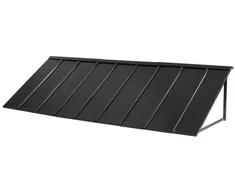 Koduva VEVOR fiksuotas metalinis stogelis 104 x 36 in, lango ir durų stogelis su plieniniu rėmu